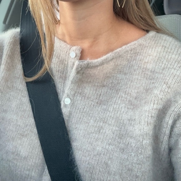 Sezane Gaspard Light Beige Cardigan XS - Picture 10 of 10